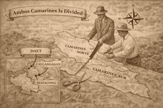 Creation of Camarines Norte and reduction of Daet territorial area